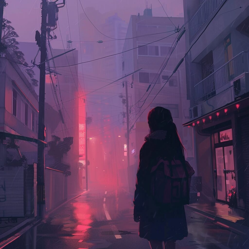 誰もいない夜道を描く「Lofi Empty Roads」｜孤独と静寂のLofi Hip Hop