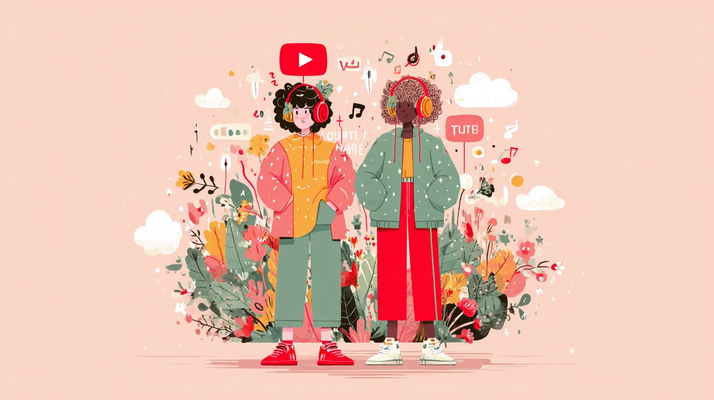 Popular illustrations, Popular audio sources on YouTube