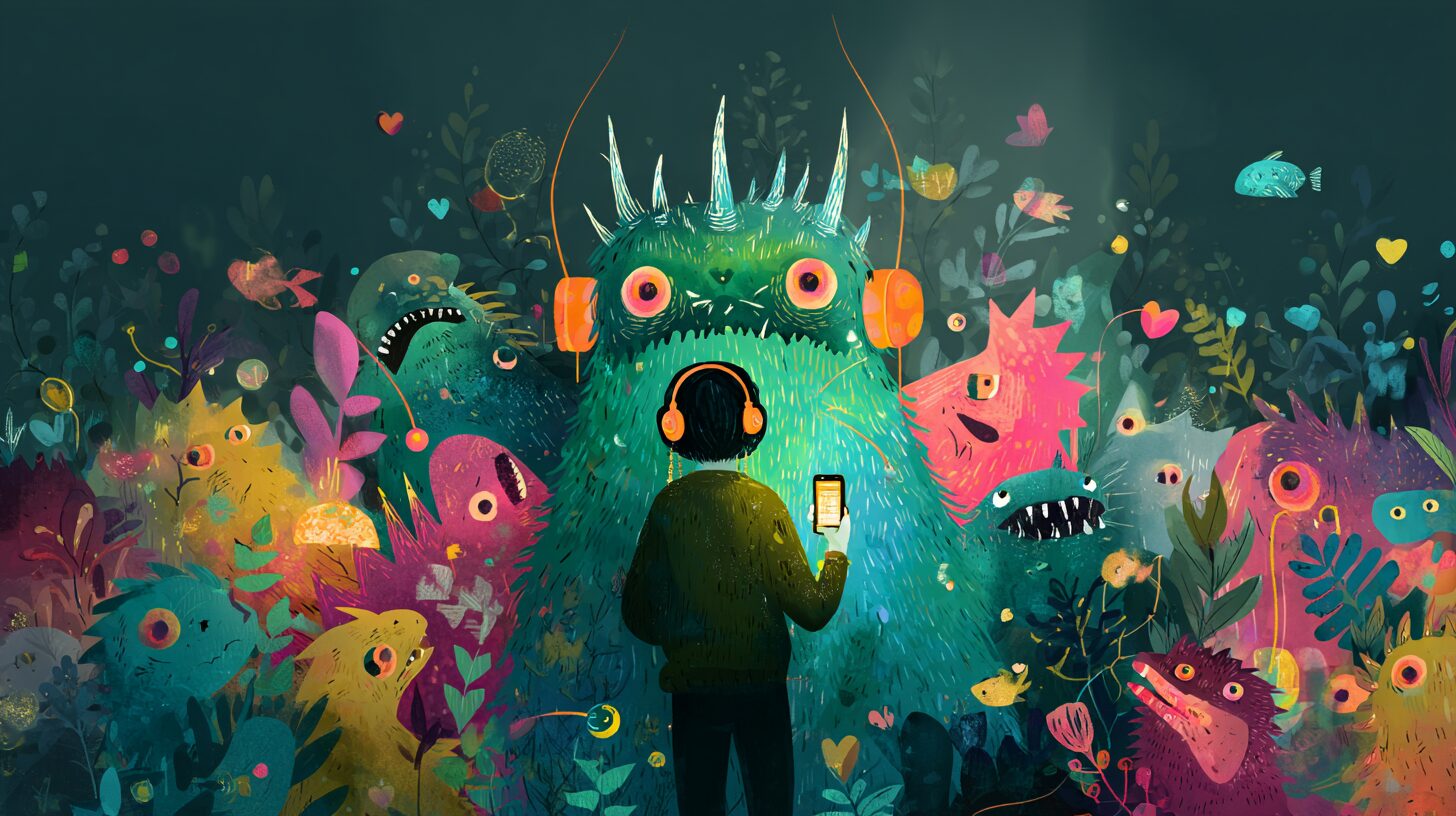 Popular illustrations,Are you afraid to use background music?