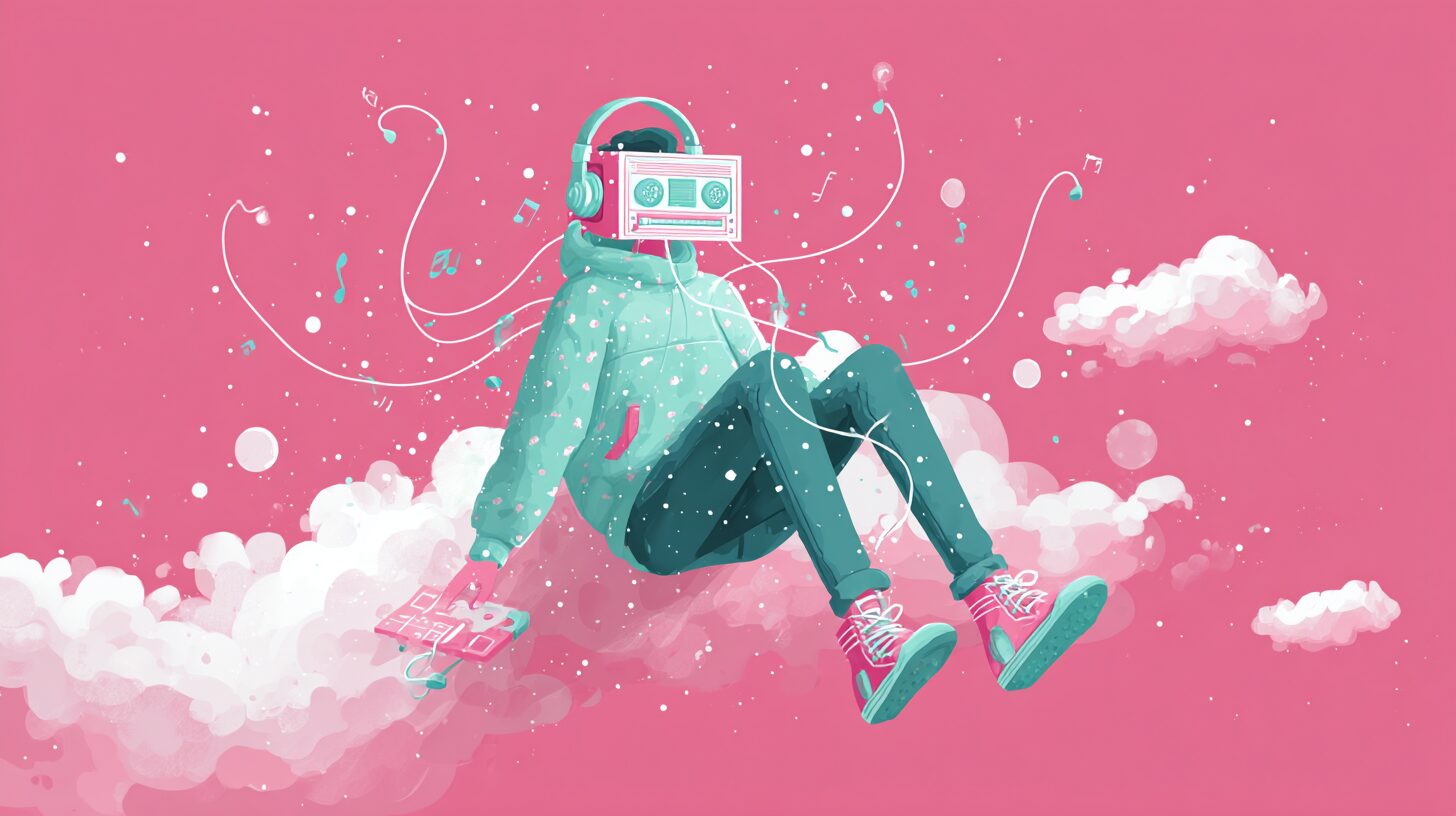 Popular illustrations,Distributing background music