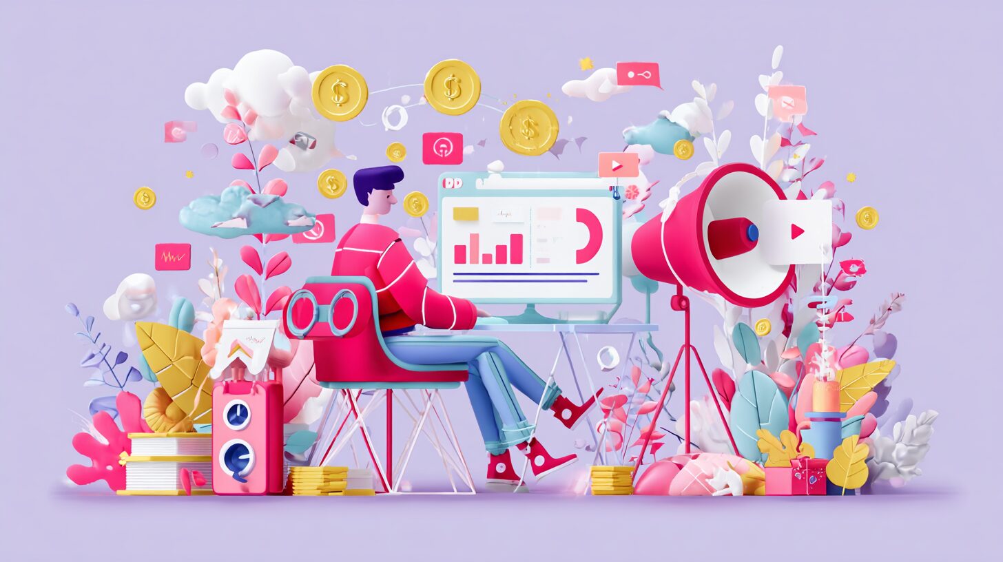 Popular illustrations,BGM that generates revenue