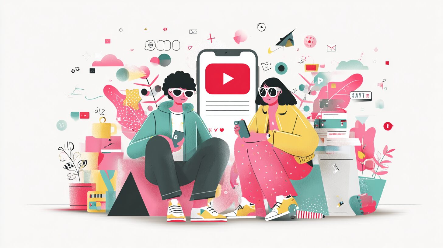 Popular illustrations,Accelerate by using horizontal YouTube videos and short videos