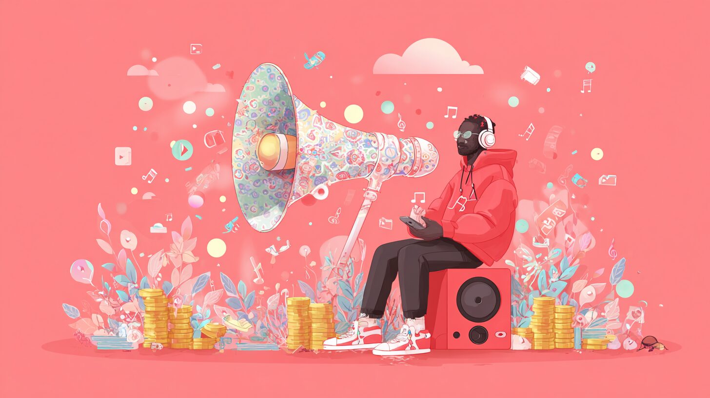 Popular illustrations,Why can you earn YouTube revenue just by using background music?