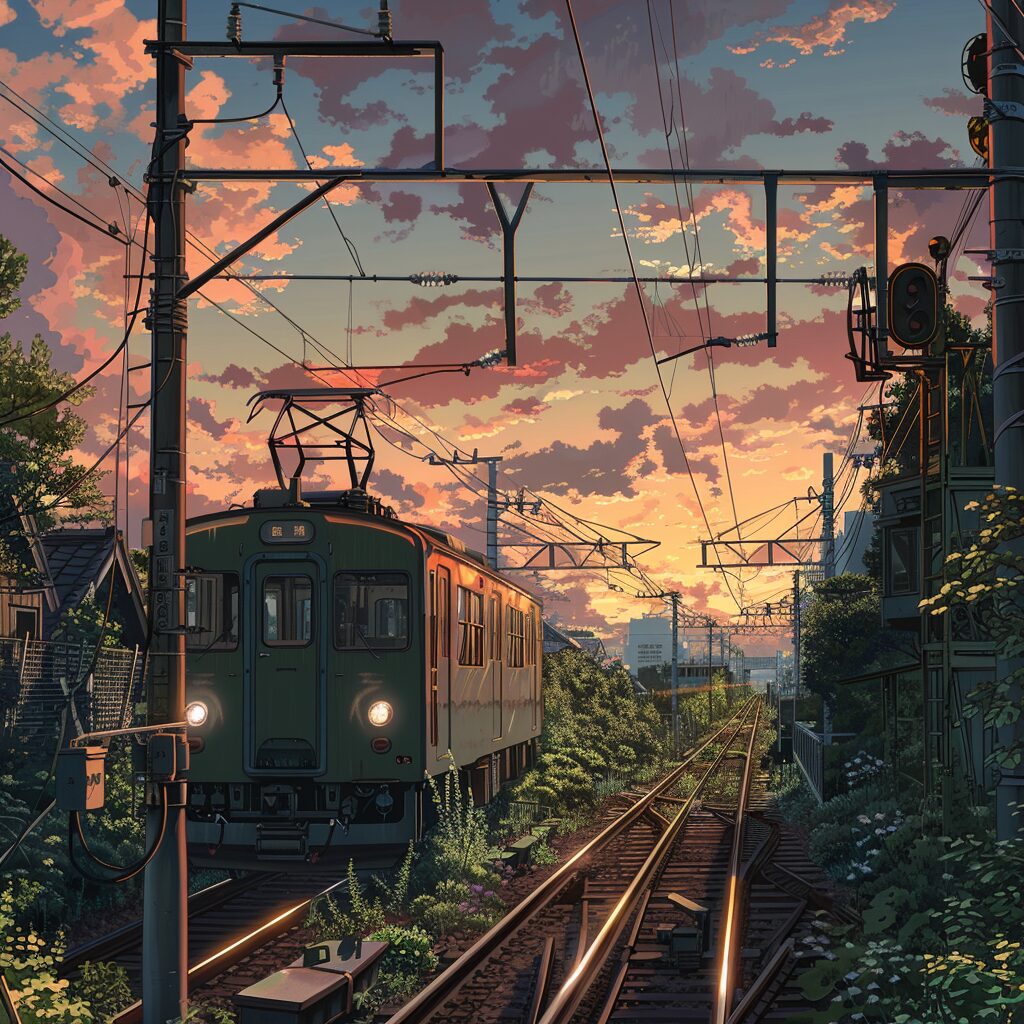 懐かしい風景を思い出すピアノ曲「夕焼けの線路わき」｜やさしく心に残るフリーBGM