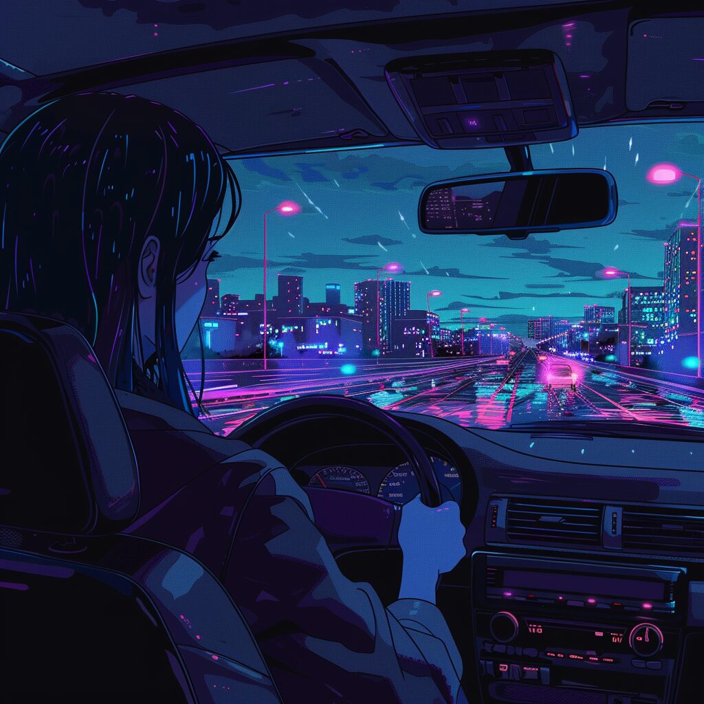 深夜のドライブに寄り添うLofi「Lofi Midnight Cruise」｜静かで都会的なLofi Hip Hop