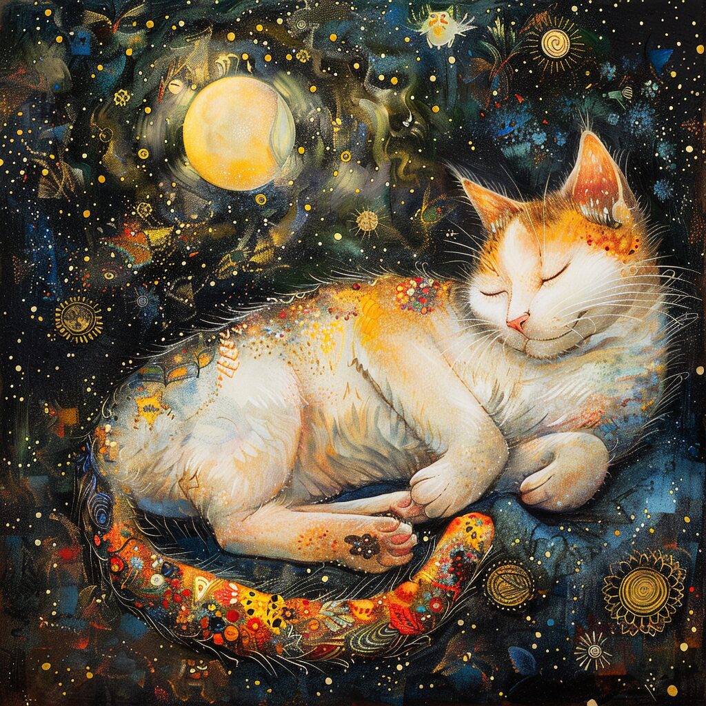 夢見る猫のセレナーデ｜やさしく幻想的なローファイピアノBGM