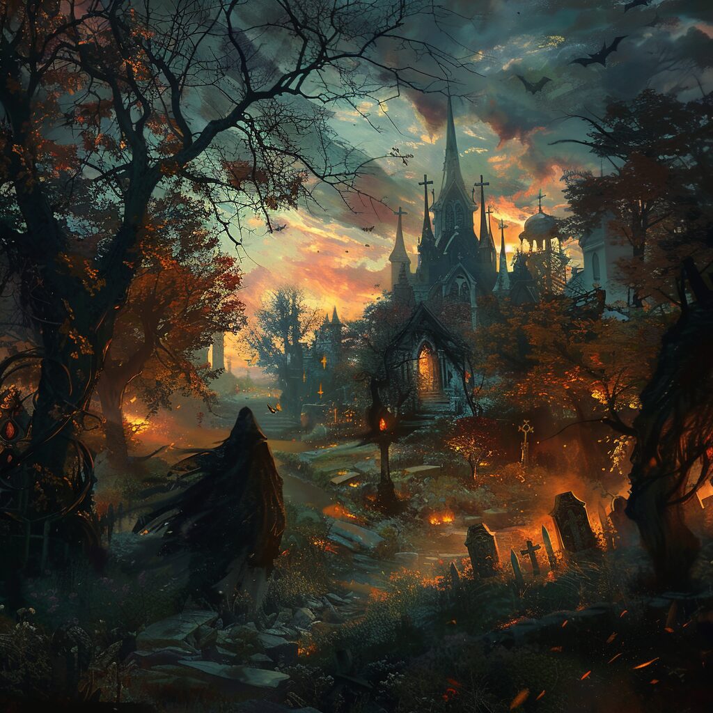 あの墓地でまた会おう｜疾走感と不安感が交錯するハロウィン向けホラーBGM