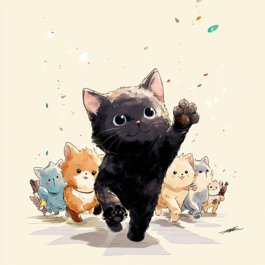 Tiny Paws Parade｜トイピアノと木琴がかわいく響く子猫風BGM