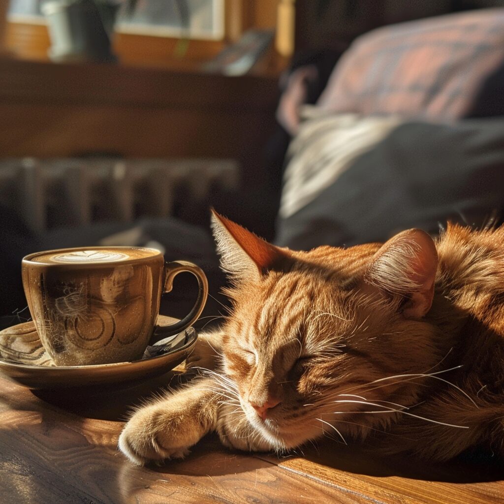 コーヒーと猫の昼下がり｜癒しのローファイピアノBGM