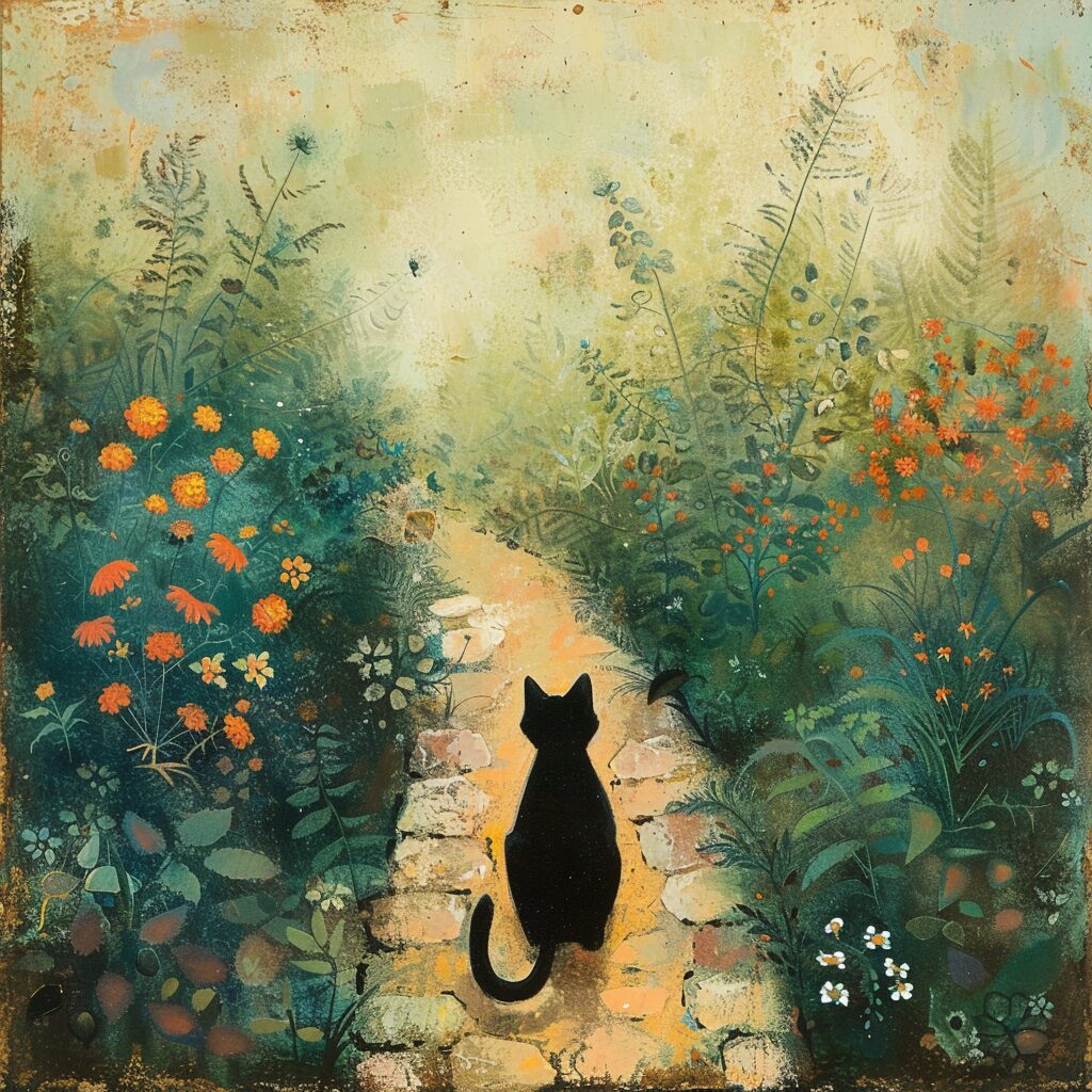 猫の足音と秘密の庭｜静かで幻想的なチル系ピアノBGM