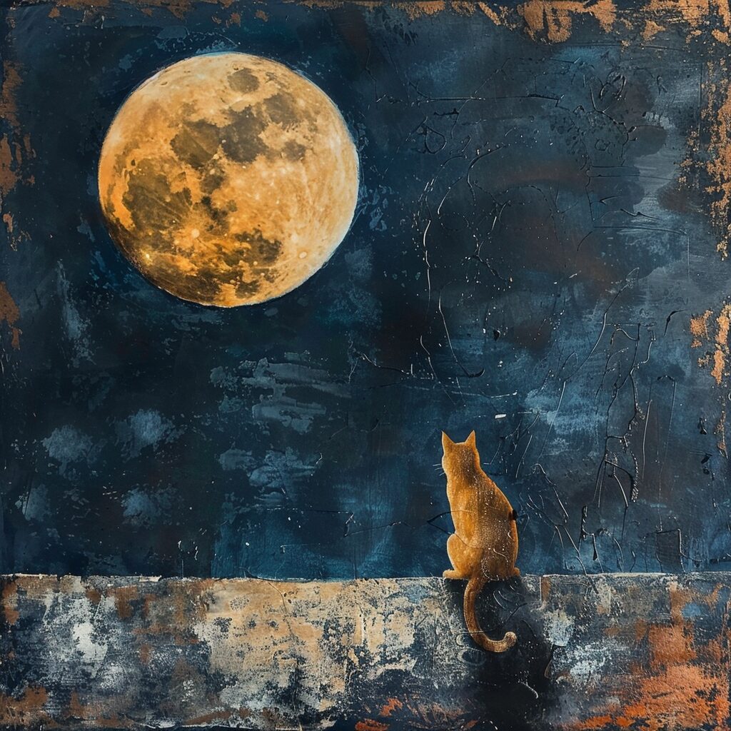 猫と月の散歩道｜夜に寄り添うチルなローファイピアノBGM