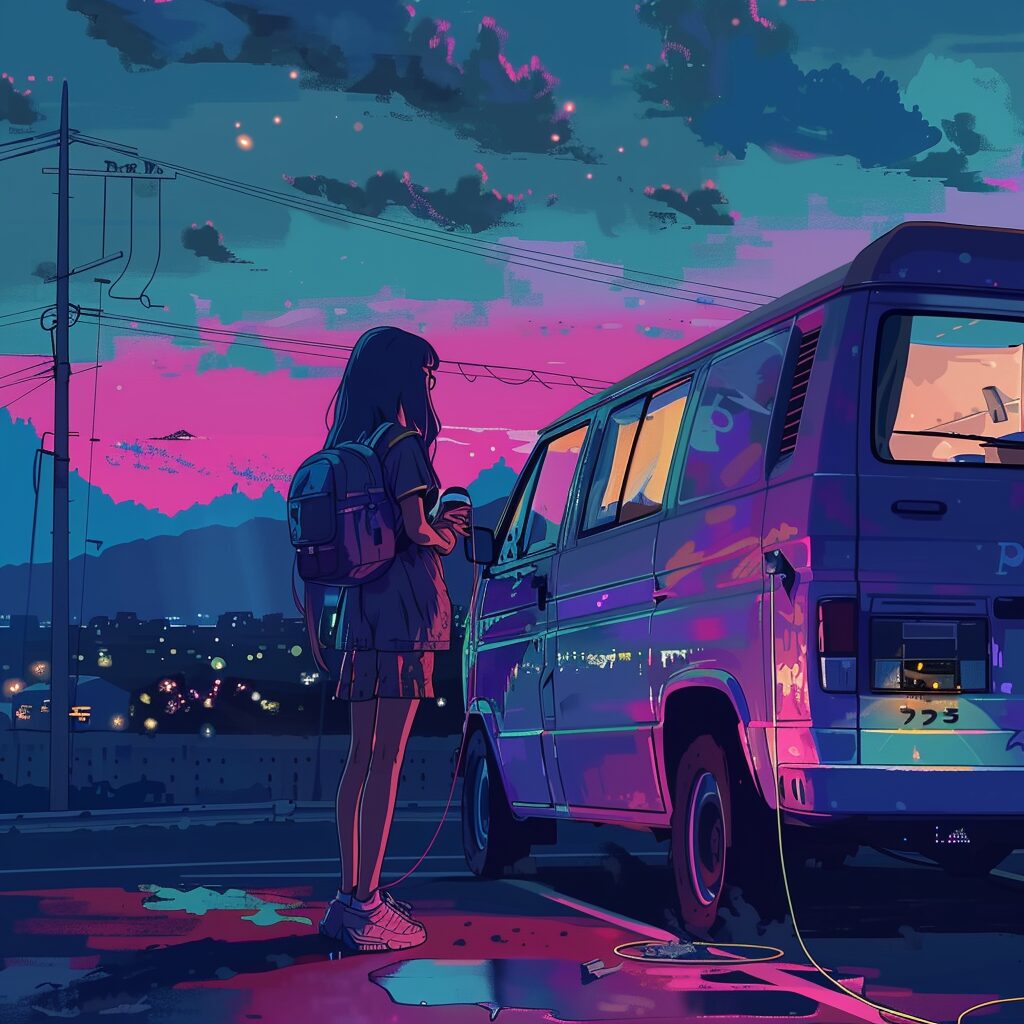 あてもない深夜ドライブに「Lofi No Destination」｜自由と静けさのLofi Hip Hop
