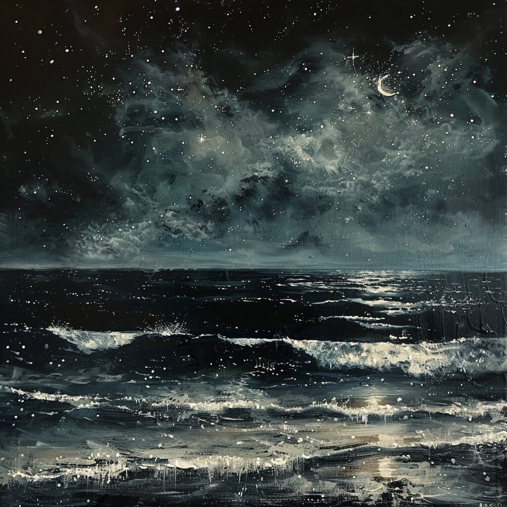 夜の海に包まれて｜静かな夜を彩る波音ヒーリングBGM
